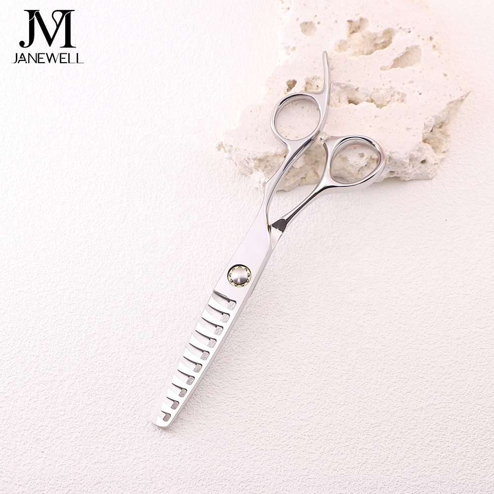 Professional Japanese 440C 10t thinning shears for 6.01 inch for barbers and salon hairdressing. - view 1