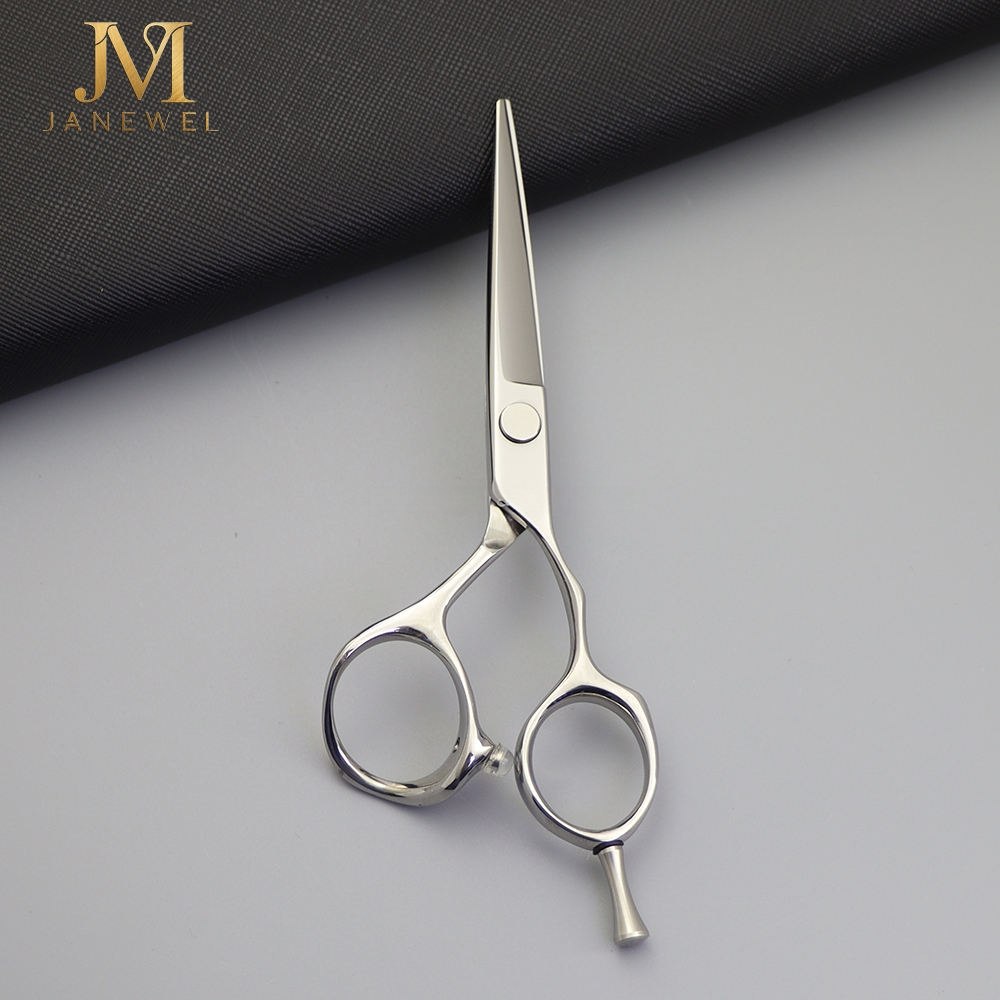 Hair cutting shears 5 inch high hardness VG10 steel with hand polished straight blades for barbers and hairdressers. - thumbnail 2