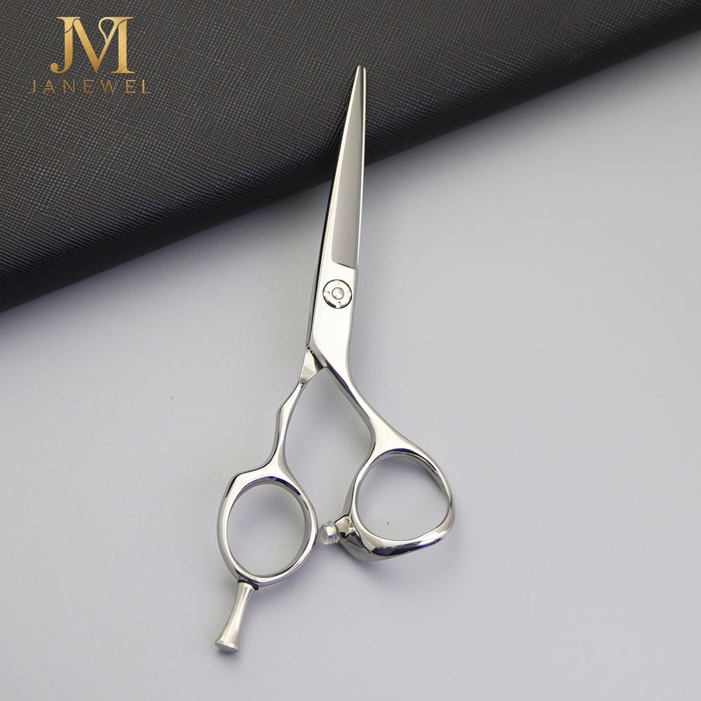 Hair cutting shears 5 inch high hardness VG10 steel with hand polished straight blades for barbers and hairdressers. - thumbnail 3
