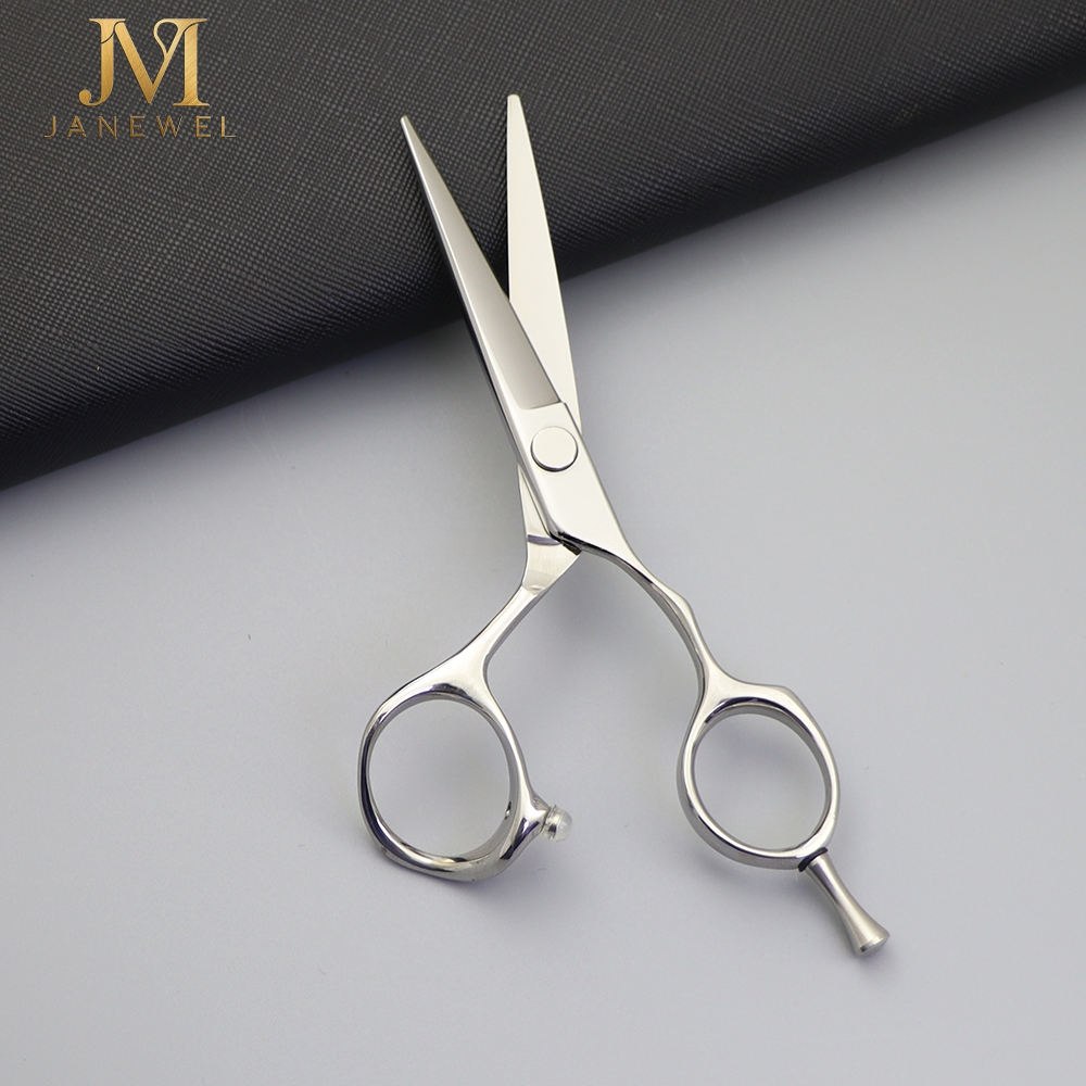 Hair cutting shears 5 inch high hardness VG10 steel with hand polished straight blades for barbers and hairdressers. - thumbnail 4