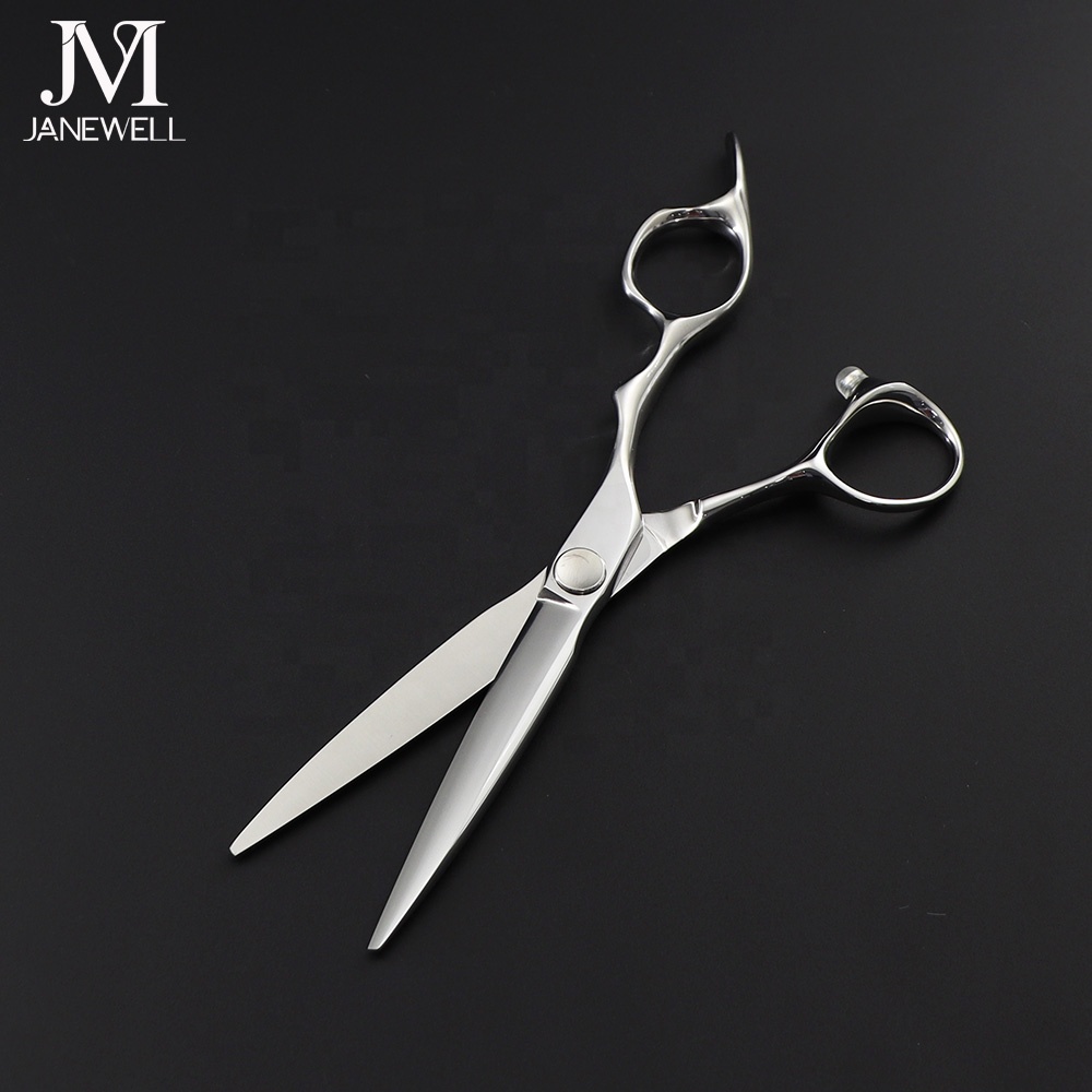 Professional Japanese VG10 Silver 6.3" barber shears with hair scissors, 6.3 inch for barbers and salon hairdressing. - thumbnail 6