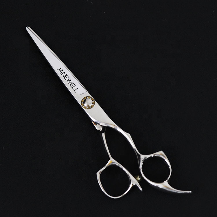 Ball bearing barber shears with precision tension system for ultra-smooth cutting performance