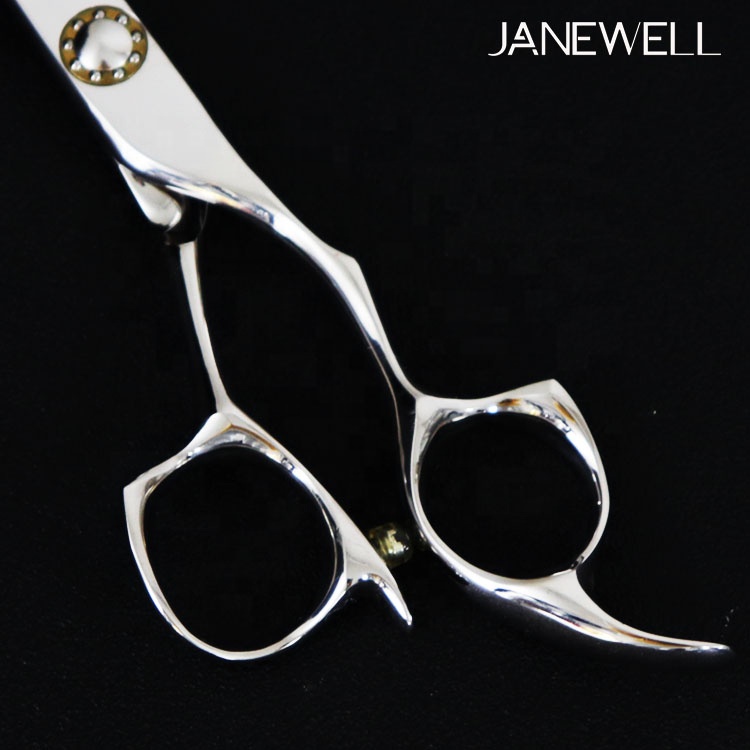 Professional VG10 Japanese steel ball bearing barber shears with smooth mechanism, 6.0 inch hair shears for precision cutting and salon hairdressing. - thumbnail 3