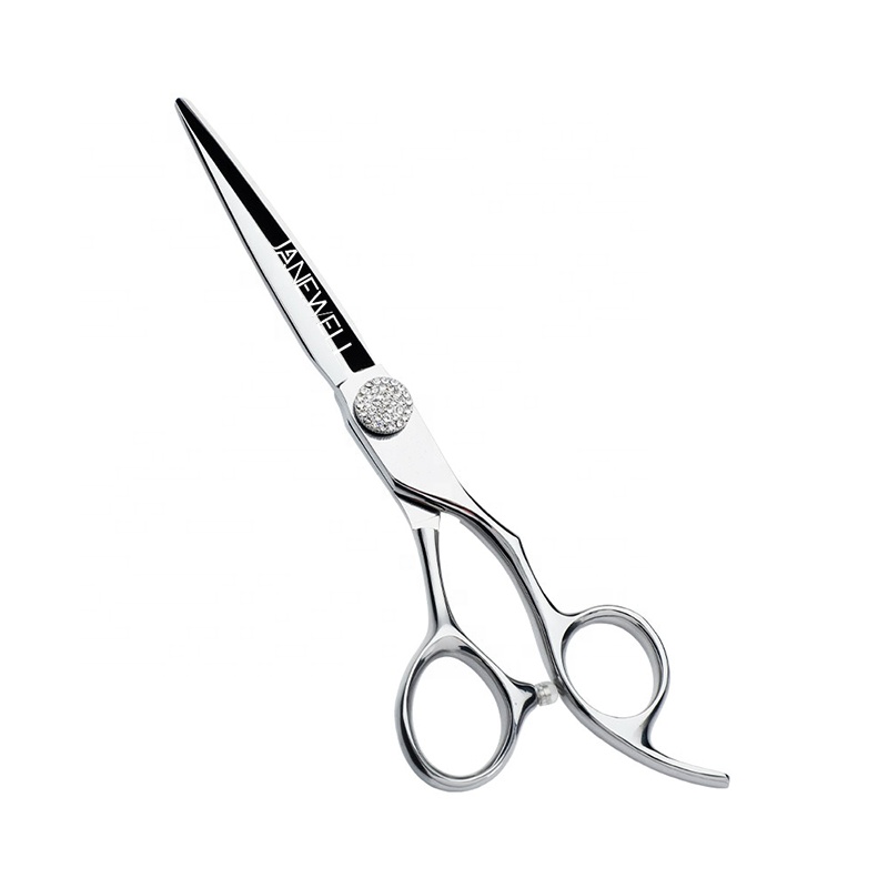 Professional Japanese 440C Silver barber shears for 6 inch for barbers and salon hairdressing. - view 1