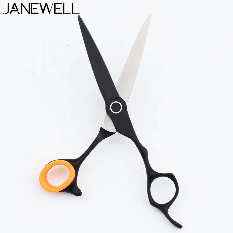 Professional Japanese 440C Black black cutting shears for 6 inch for barbers and salon hairdressing. - thumbnail 3