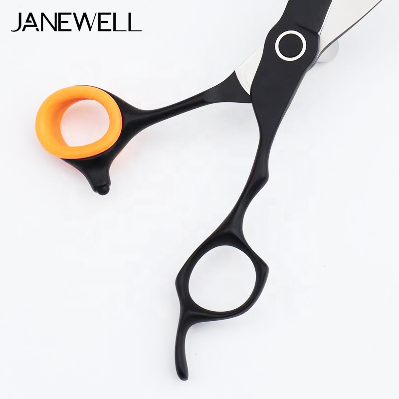 Professional Japanese 440C Black black cutting shears for 6 inch for barbers and salon hairdressing. - thumbnail 4