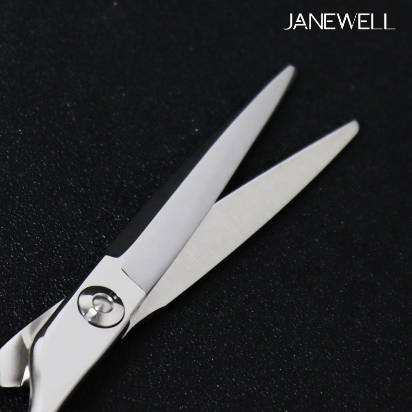 Professional VG10 Japanese steel silver barber shears with classic design, 6.0 inch hair shears for barbers and salon hairdressing. - thumbnail 2