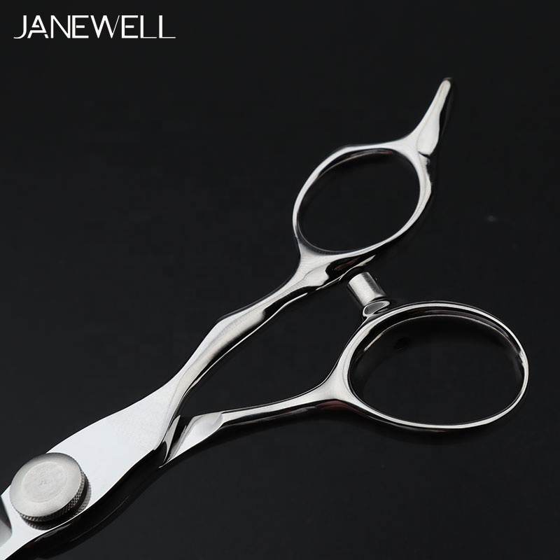 Professional Japanese vg10 Silver cnc cutting shears with hair scissors, 6 inch for barbers and salon hairdressing. - thumbnail 3