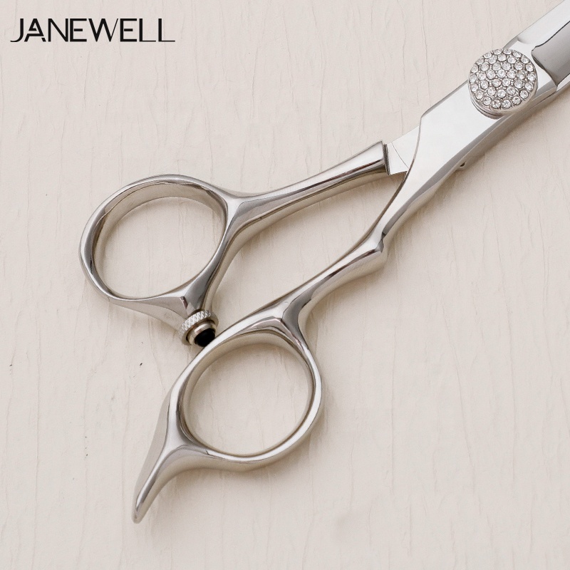 Professional Japanese 440C convex edge barber shears for 6 inch for barbers and salon hairdressing. - thumbnail 4