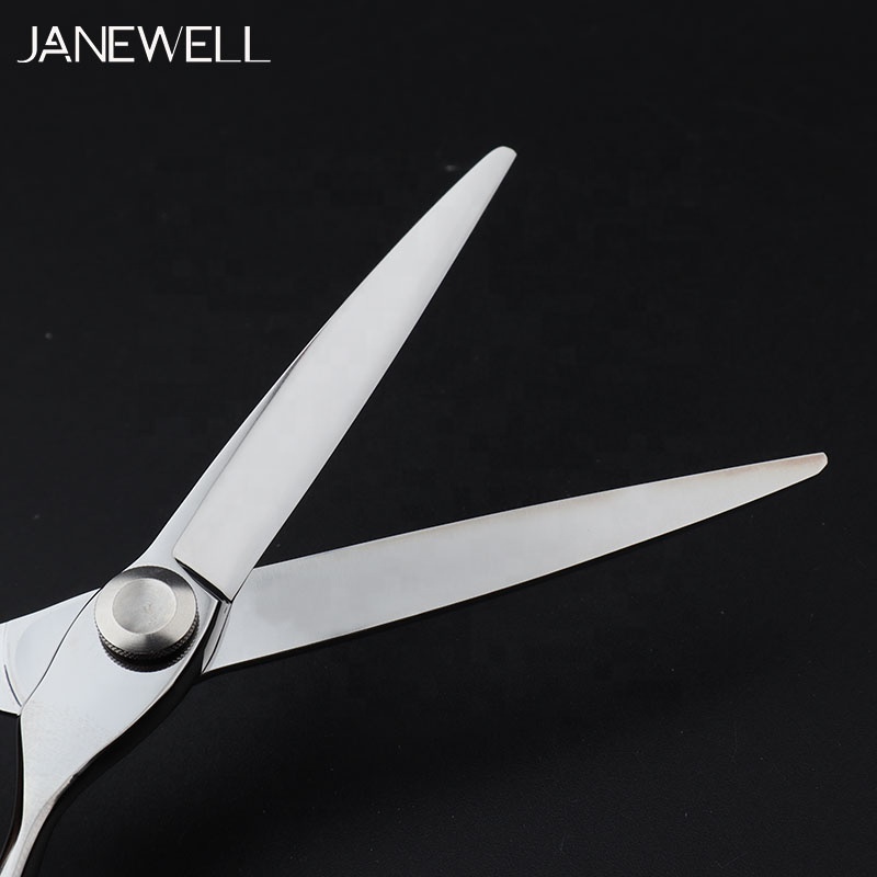 Professional Japanese vg10 Silver fine hair salon shears with hair scissors, 6 inch for barbers and salon hairdressing. - thumbnail 2