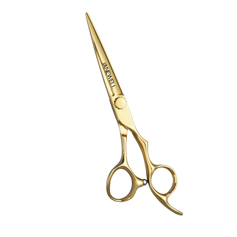 Professional Japanese VG10 Gold gold barber shears with hair scissors, 6 inch for barbers and salon hairdressing. - view 1