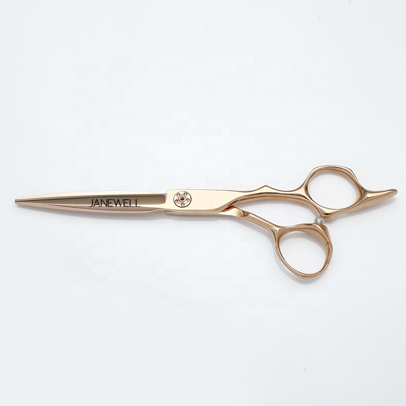 Professional Japanese VG10 Silver hair salon shears r12-60 with hair scissors, 6 inch for barbers and salon hairdressing. - thumbnail 3