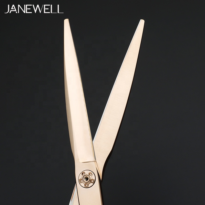 Professional Japanese VG10 Silver hair salon shears r12-60 with hair scissors, 6 inch for barbers and salon hairdressing. - thumbnail 4
