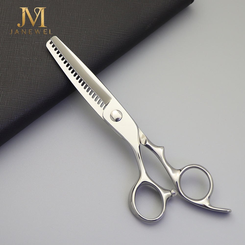Left-handed hair cutting shears set 6 inch VG10 steel with straight cutting shear and 22T thinning shears, 30 percent removal rate. - thumbnail 4