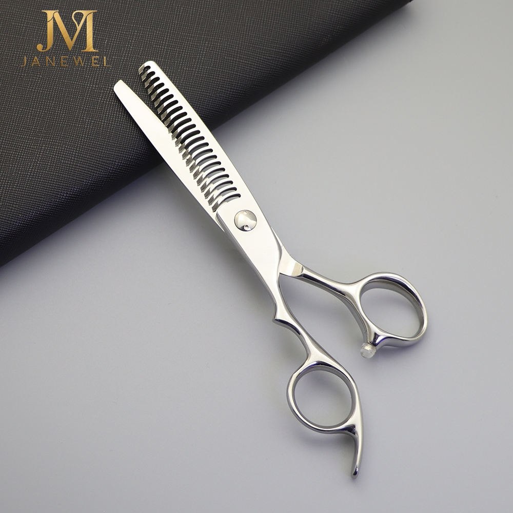Left-handed hair cutting shears set 6 inch VG10 steel with straight cutting shear and 22T thinning shears, 30 percent removal rate. - thumbnail 6
