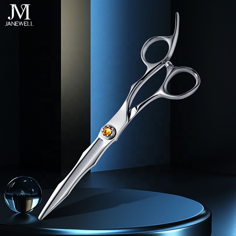 Professional Japanese vg10 Silver professional shears with hair scissors, 6 inch for barbers and salon hairdressing. - view 1