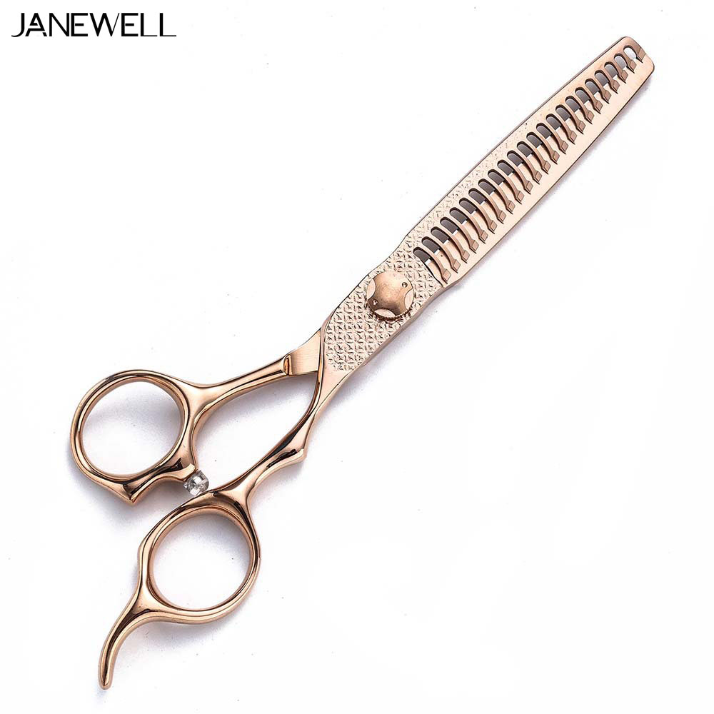 Professional 440C Rose gold rose gold barber shears with hair scissors, 6 inch for barbers and salon hairdressing. - thumbnail 6