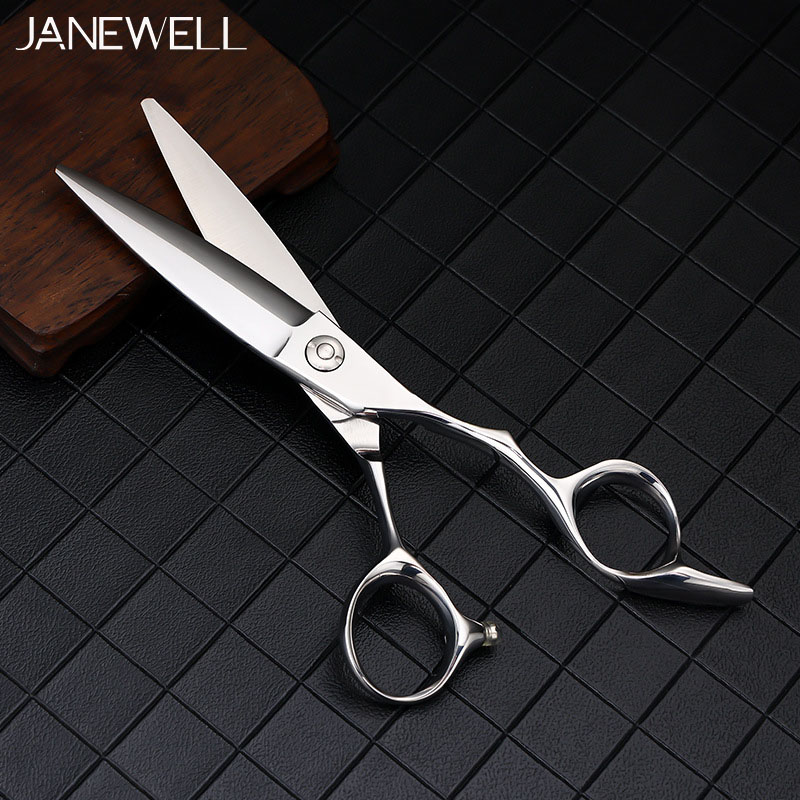 Professional 440C Silver sword blade barber shears with hair scissors, 6 inch for barbers and salon hairdressing. - thumbnail 3