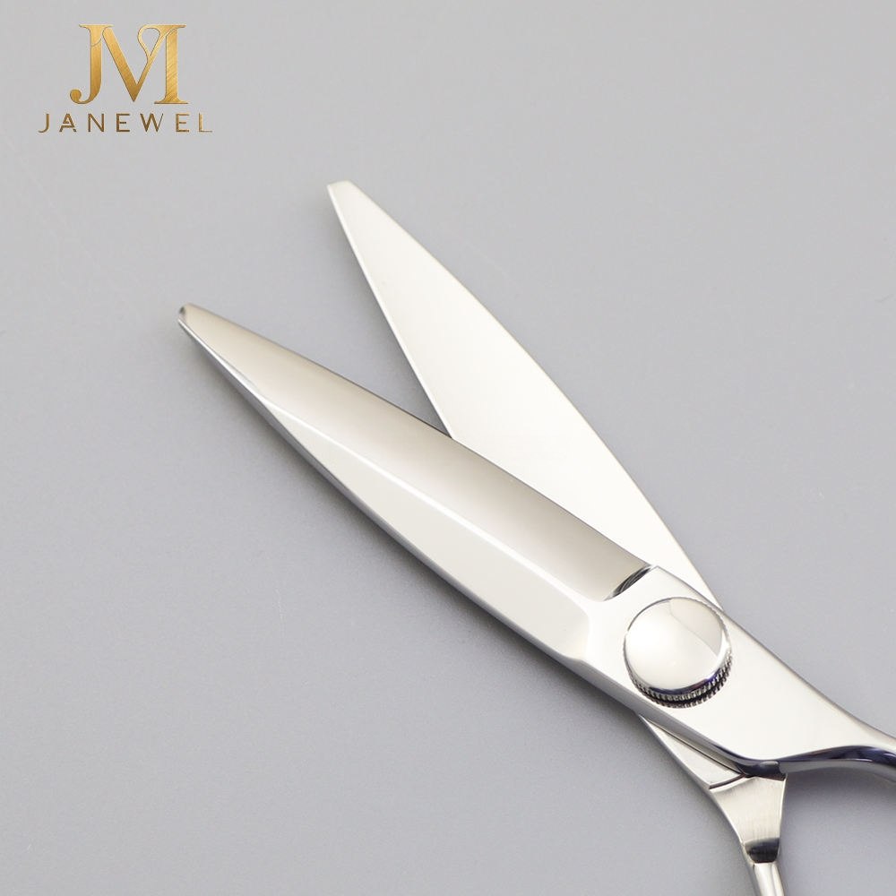 Sword blade hair cutting shears 6 inch VG10 steel with hand polished concave blade for professional barbers and hairdressers. - thumbnail 3