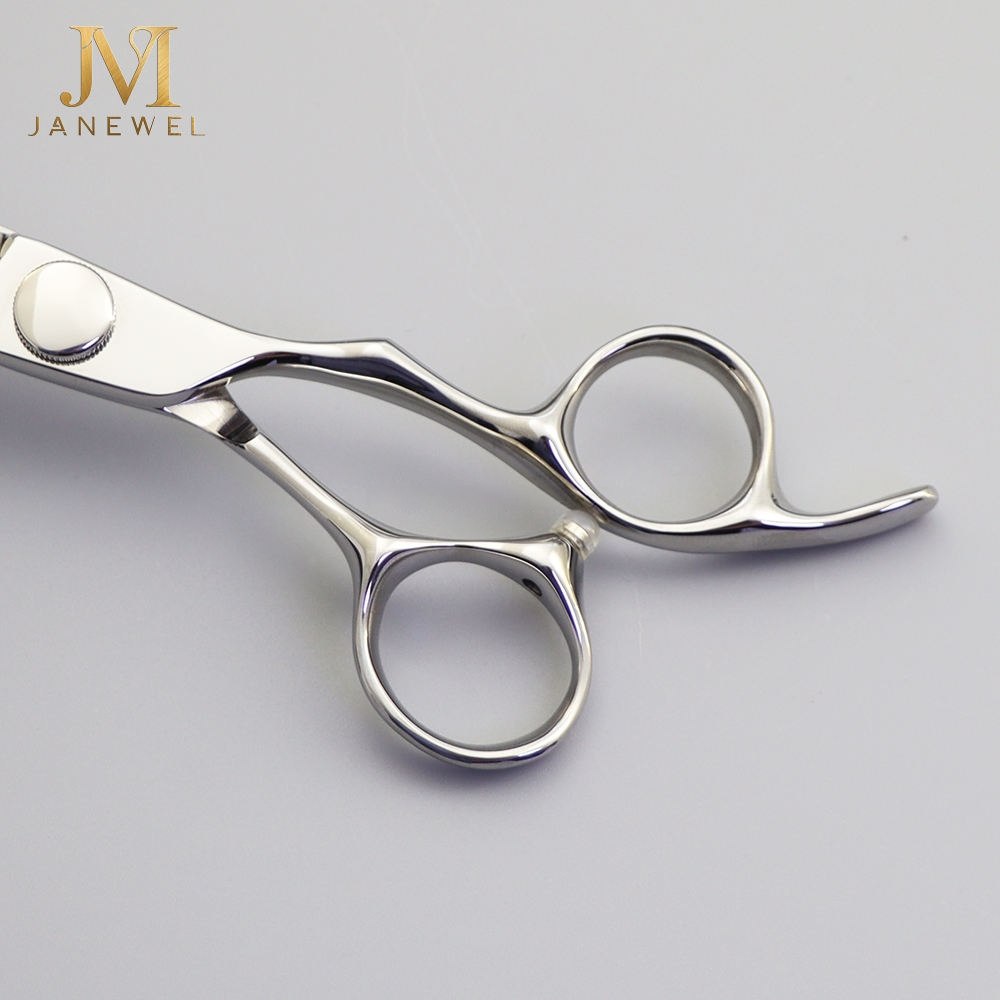 Sword blade hair cutting shears 6 inch VG10 steel with hand polished concave blade for professional barbers and hairdressers. - thumbnail 4