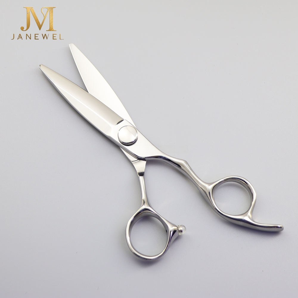 Sword blade hair cutting shears 6 inch VG10 steel with hand polished concave blade for professional barbers and hairdressers. - thumbnail 5