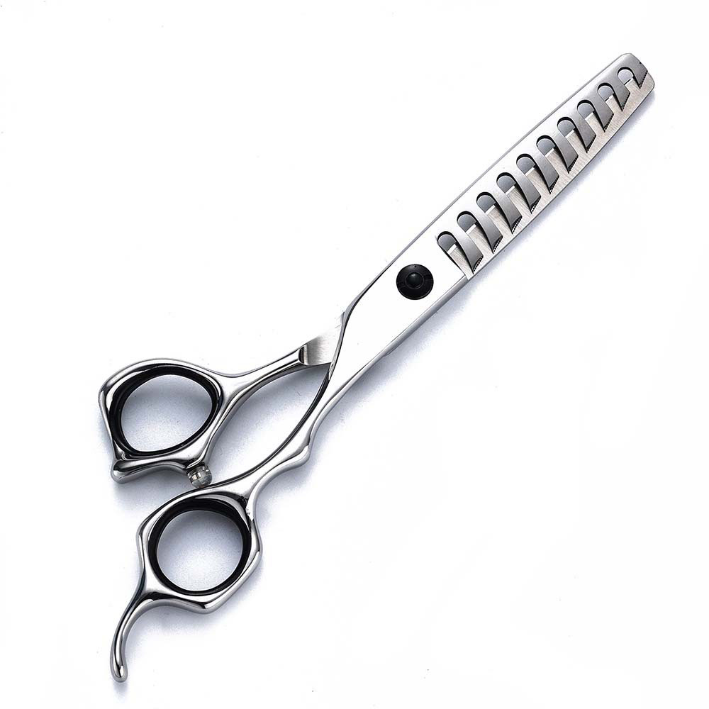 Professional Japanese 440C thinning shears dg-60 for 6 inch for barbers and salon hairdressing. - thumbnail 2