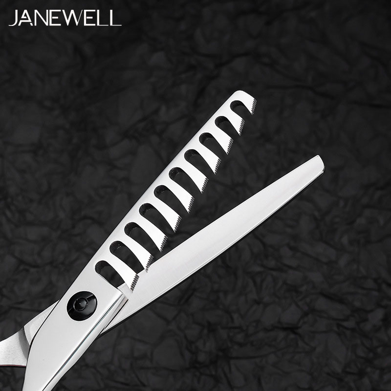 Professional Japanese 440C thinning shears dg-60 for 6 inch for barbers and salon hairdressing. - thumbnail 4