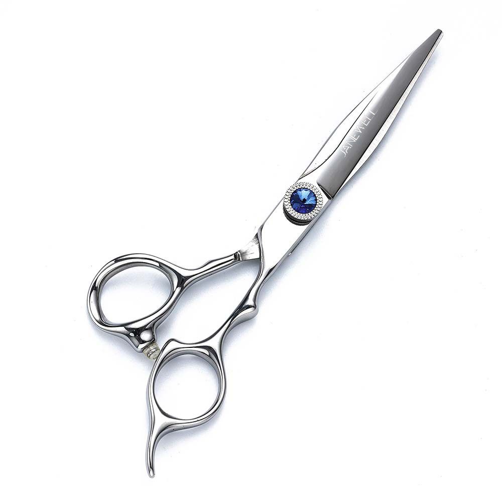 Professional 440C Silver thinning shears lb-60 with hair scissors, 6 inch for barbers and salon hairdressing. - thumbnail 2