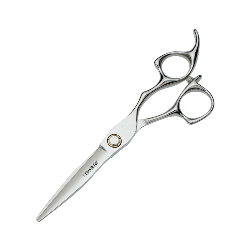 Professional 440C Silver thinning shears lb-60 with hair scissors, 6 inch for barbers and salon hairdressing. - thumbnail 5