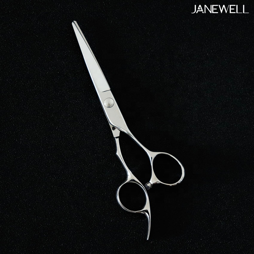 Professional VG10 Japanese steel silver cutting shears with classic design, 5.5-7 inch hair shears for hair cutting and salon hairdressing. - thumbnail 3