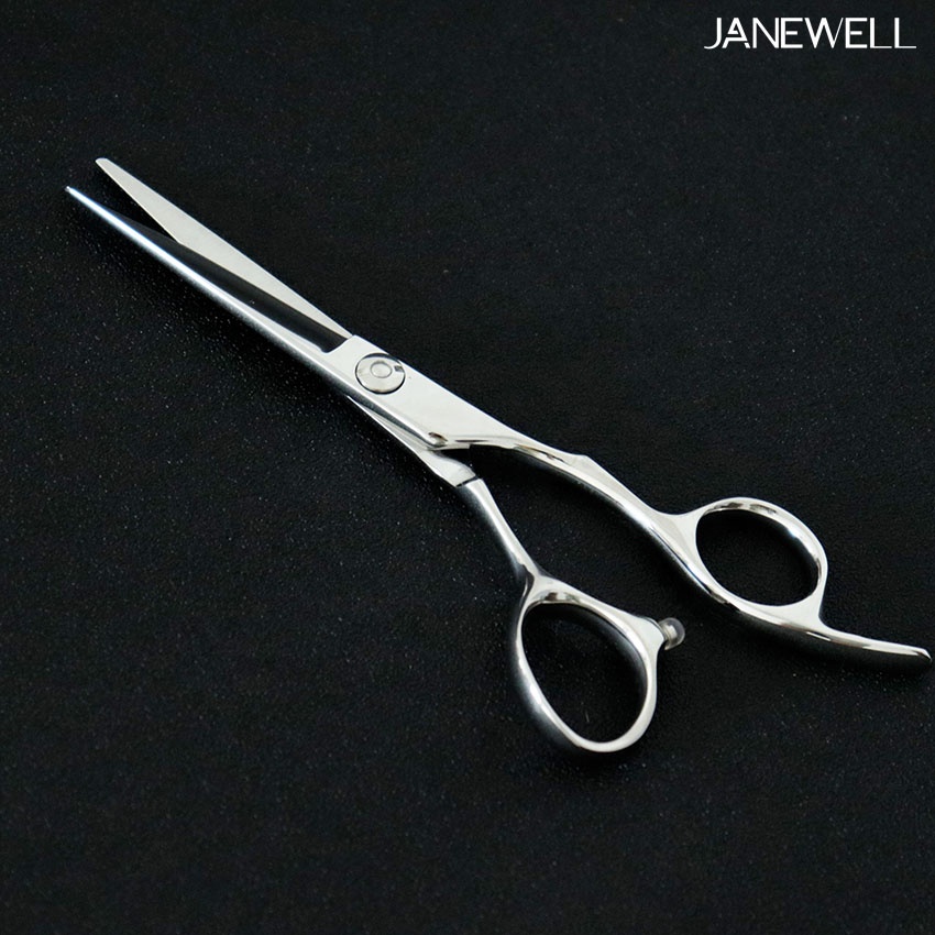 Professional VG10 Japanese steel silver cutting shears with classic design, 5.5-7 inch hair shears for hair cutting and salon hairdressing. - thumbnail 6