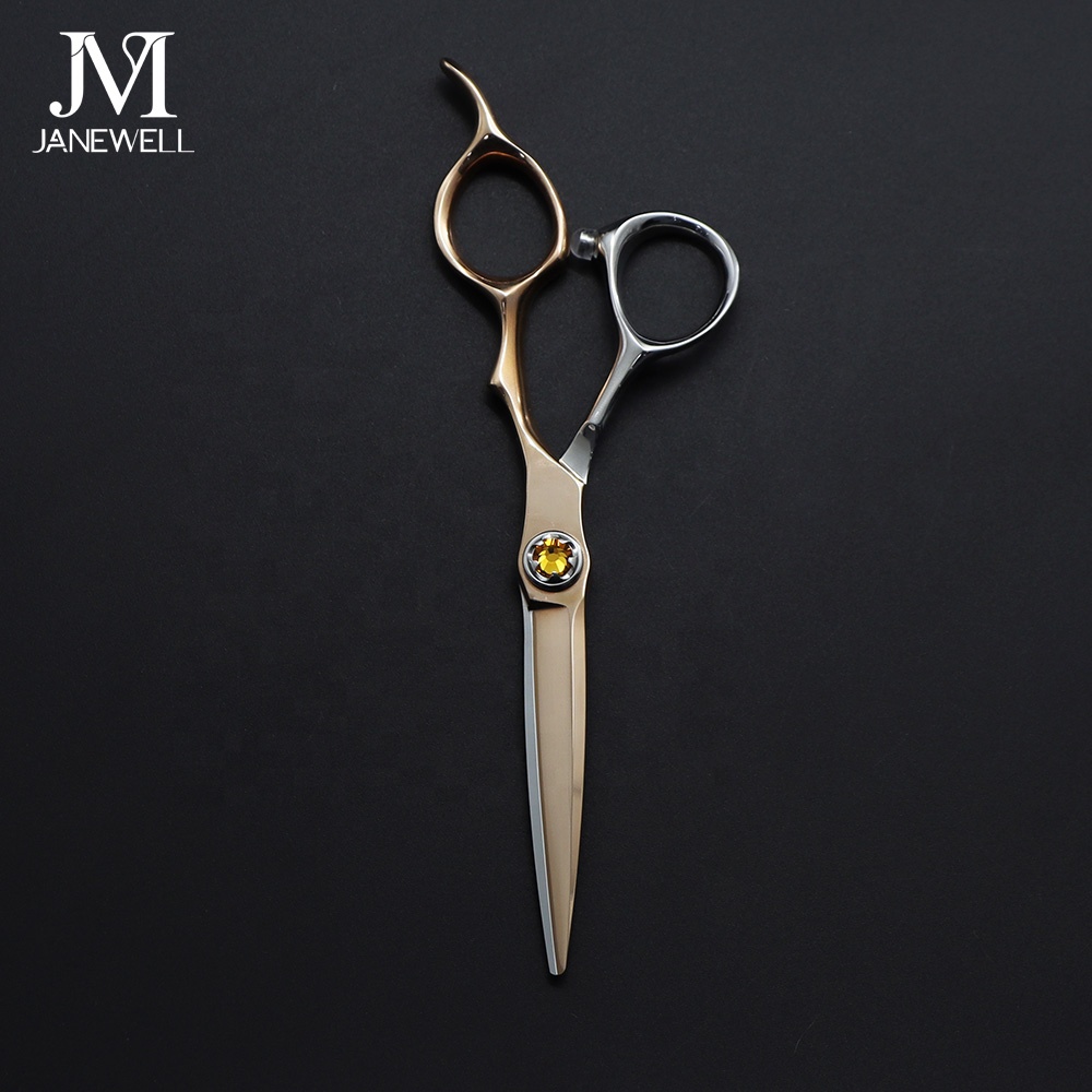Professional Japanese VG10 Silver & Rose Gold vg10 cutting shears with Barber, hair dressing, 6 inch for barbers and salon hairdressing. - view 1
