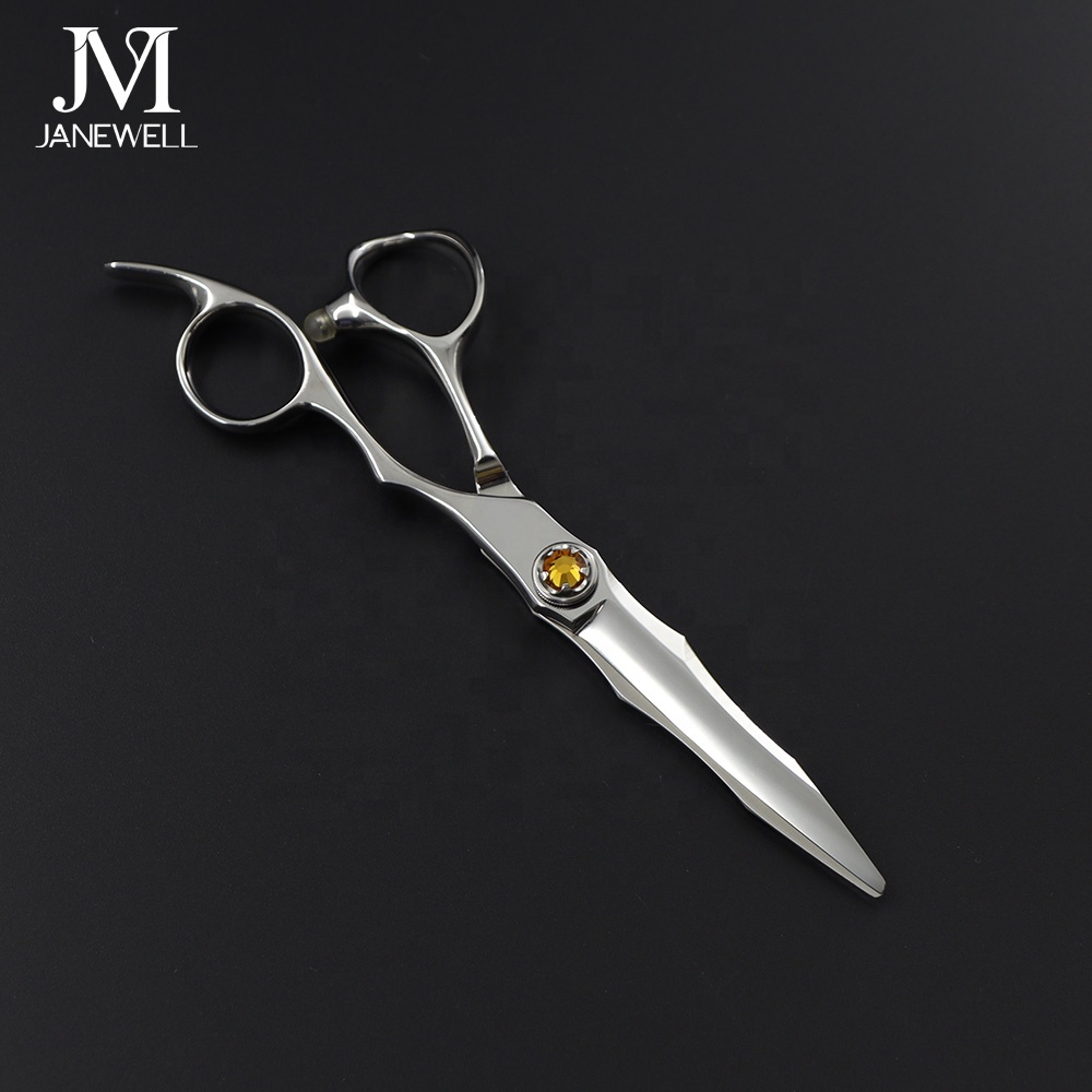 Professional VG10 Silver vg10 hair cutting shears with hair scissors, 6 inch for barbers and salon hairdressing. - thumbnail 2