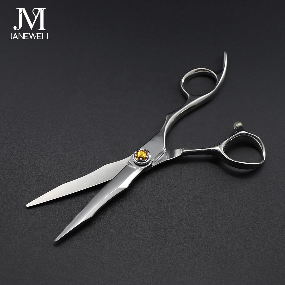 Professional VG10 Silver vg10 hair cutting shears with hair scissors, 6 inch for barbers and salon hairdressing. - thumbnail 3
