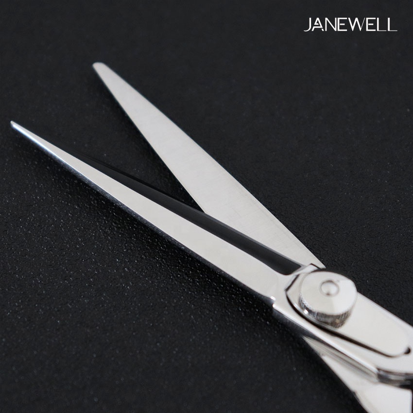 Professional VG10 Japanese steel silver hair salon shears with classic design, 6.0 inch hair cutting shears for hairdressers and salon stylists. - thumbnail 3