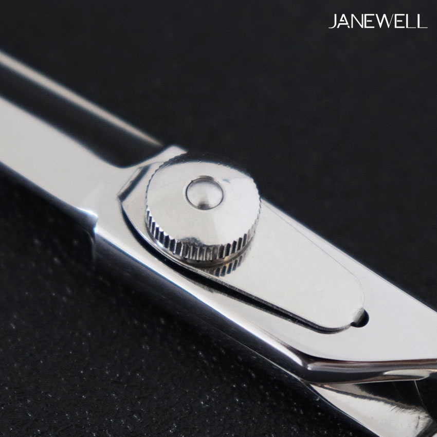 Professional VG10 Japanese steel silver hair salon shears with classic design, 6.0 inch hair cutting shears for hairdressers and salon stylists. - thumbnail 5