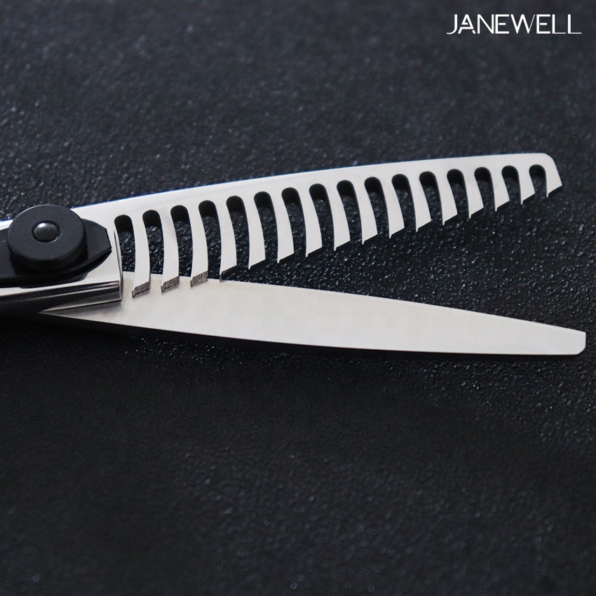 Professional Japanese VG10 vg10 texturizing shears for 6 inch for barbers and salon hairdressing. - thumbnail 3