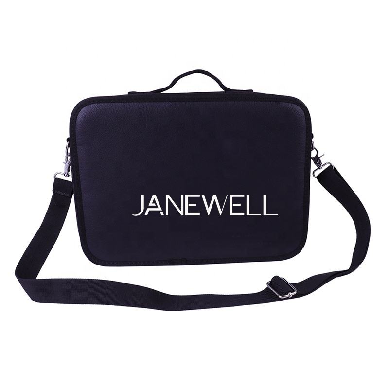 Genuine leather case for barber tools. Professional quality shears organizer for barbers, hairdressers and salon stylists.