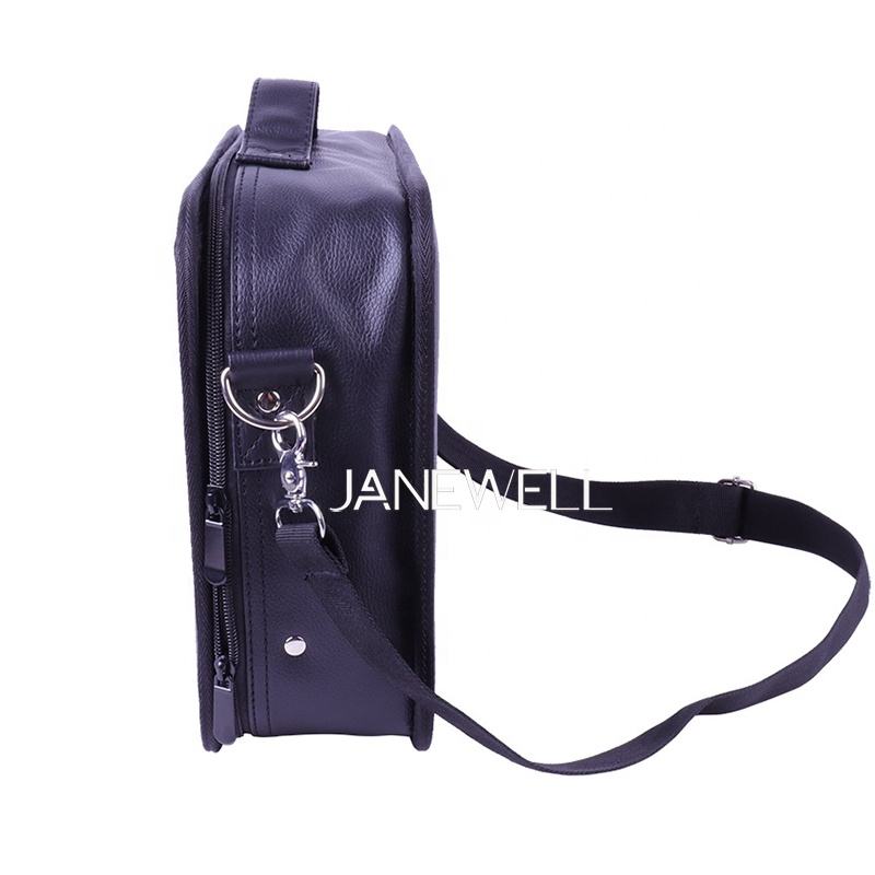 Genuine leather case for barber tools. Professional quality shears organizer for barbers, hairdressers and salon stylists. - thumbnail 3