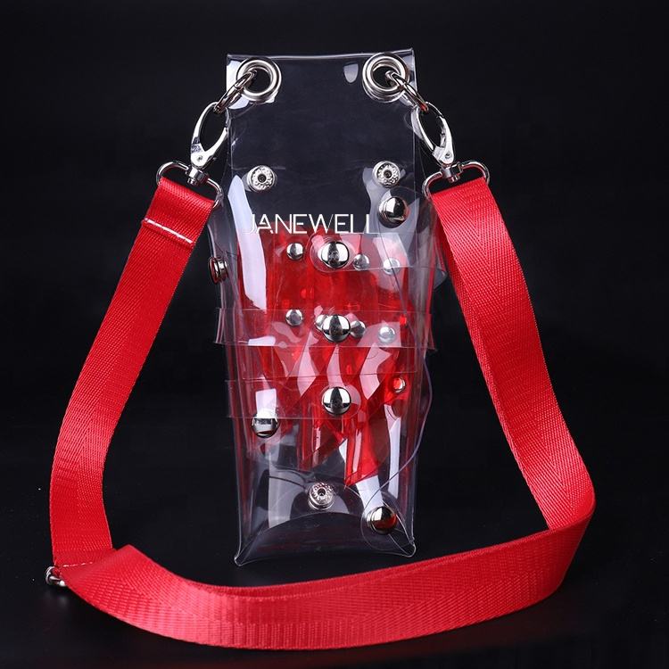 PVC bag for barber scissors, with waist belt. Professional quality shears organizer for barbers, hairdressers and salon stylists. - thumbnail 2