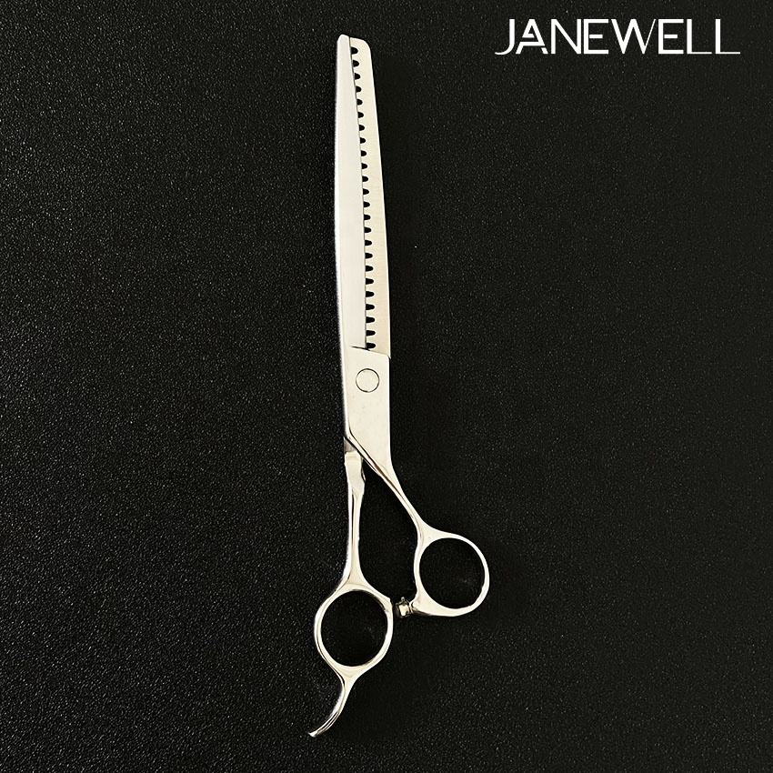 Professional 440C straight chunker grooming scissors for dog pet grooming 26 teeth, 7.5 inch. pet grooming shears for professional groomers. - thumbnail 4
