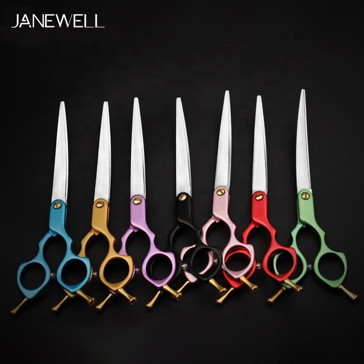 Professional 440C curved grooming sheers for dog pet grooming, 6.5 inch. pet grooming shears for professional groomers. - thumbnail 7