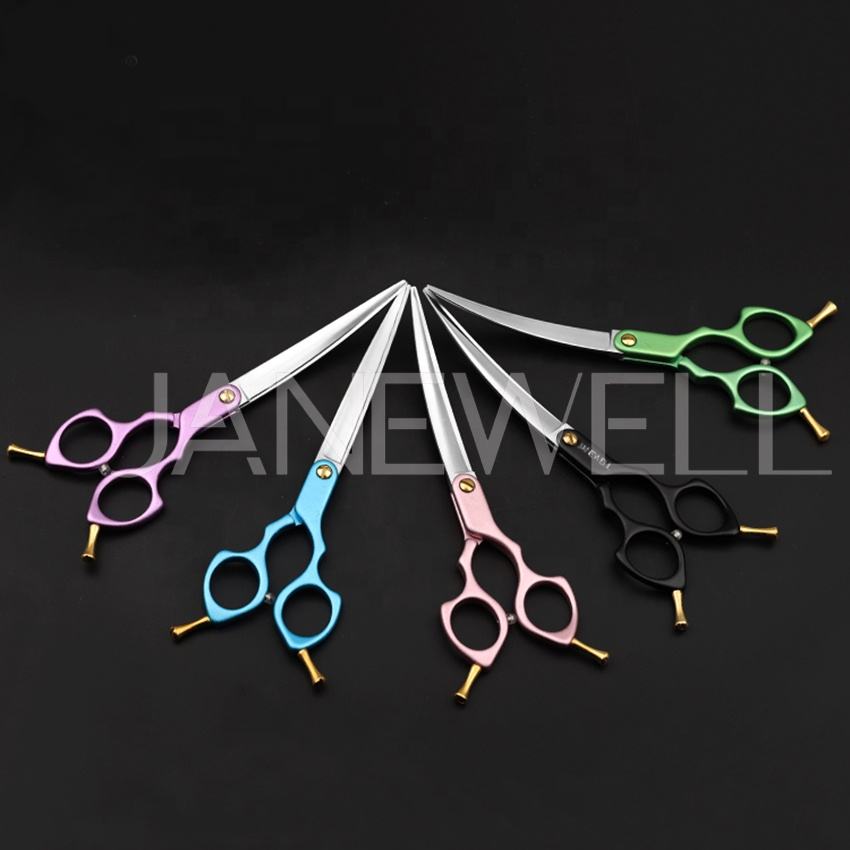 Professional 440C curved grooming sheers for dog pet grooming, 6.5 inch. pet grooming shears for professional groomers. - thumbnail 9