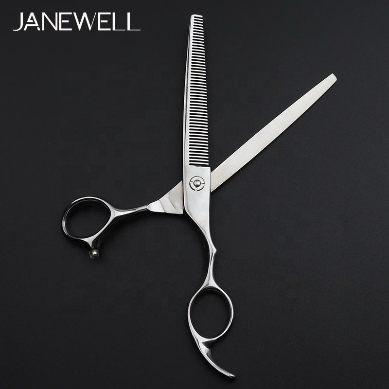Professional 440C deep blue curved grooming scissors for dog pet grooming, 6.5 inch. pet grooming shears for professional groomers. - thumbnail 22