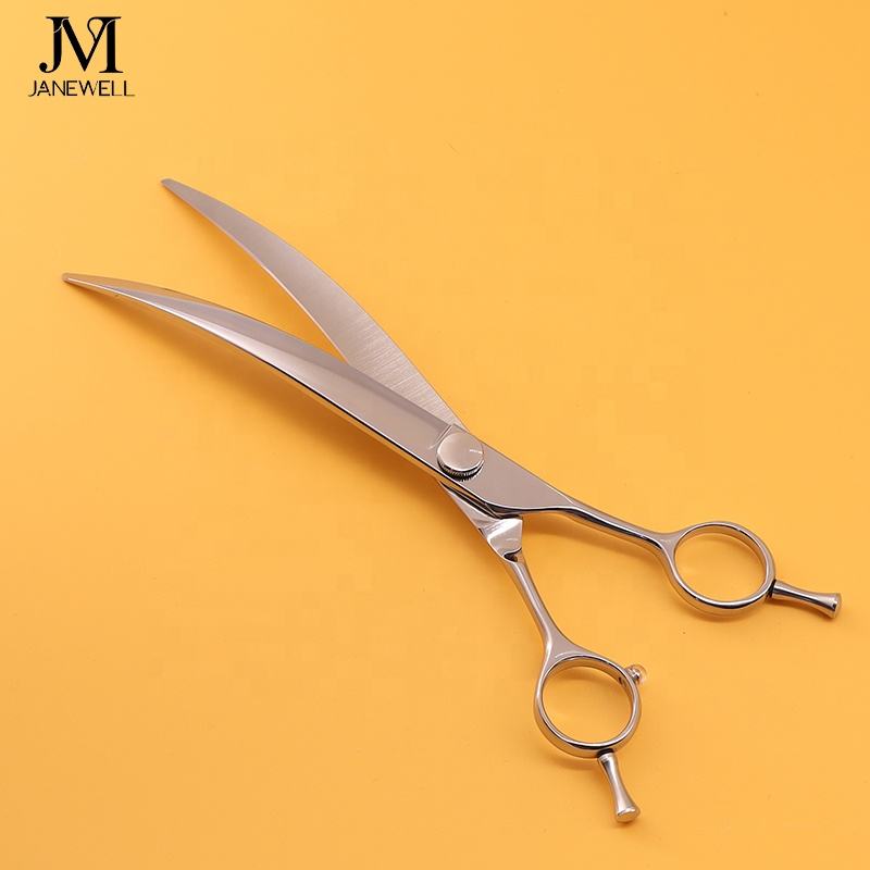 Professional 440C deep blue curved grooming scissors for dog pet grooming, 6.5 inch. pet grooming shears for professional groomers. - thumbnail 24