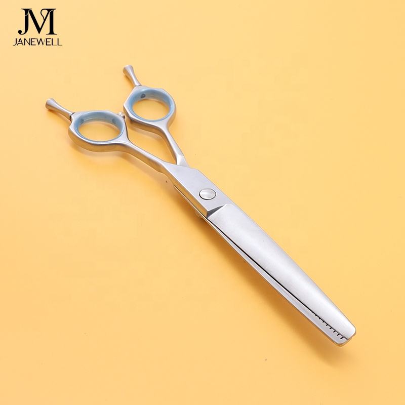 Professional 440C deep blue curved grooming scissors for dog pet grooming, 6.5 inch. pet grooming shears for professional groomers. - thumbnail 33