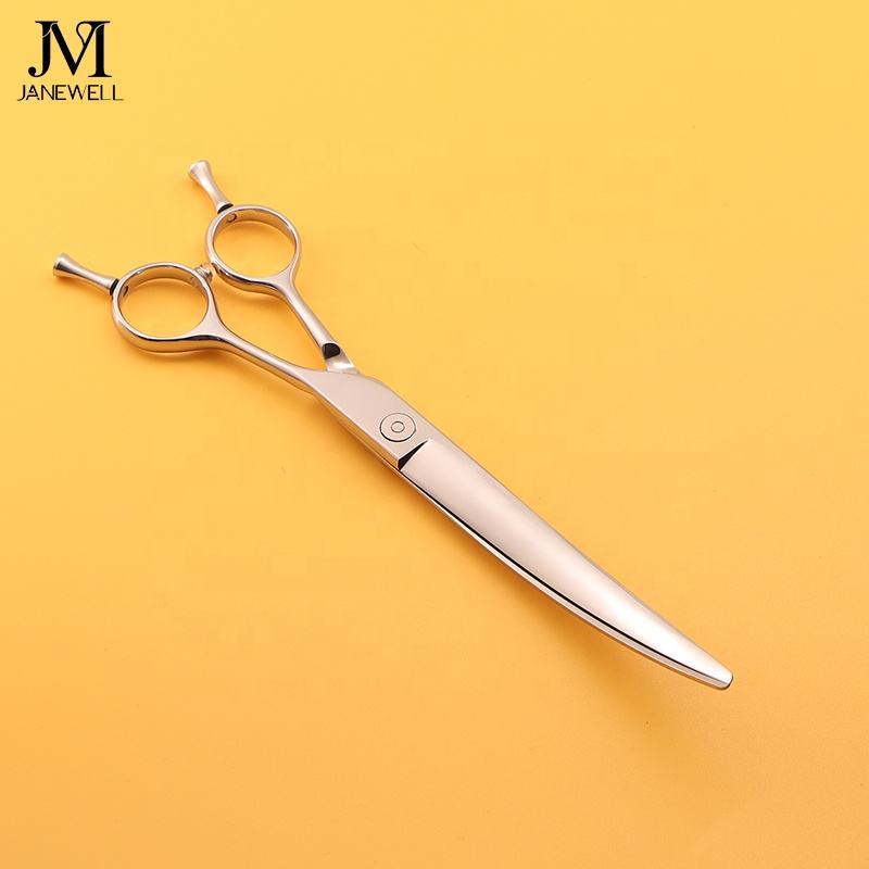 Professional 440C deep blue curved grooming scissors for dog pet grooming, 6.5 inch. pet grooming shears for professional groomers. - thumbnail 39