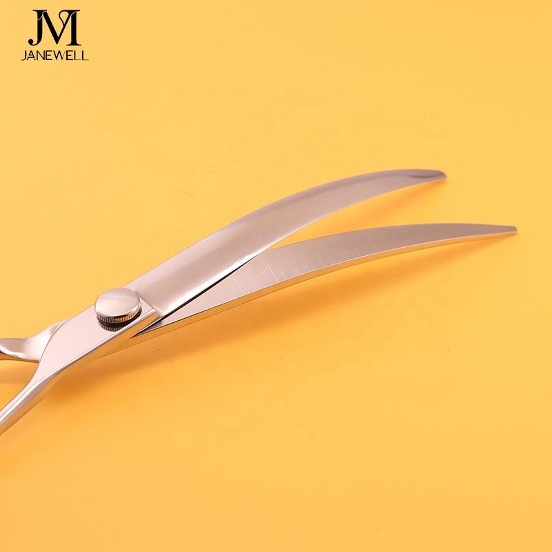 Professional 440C deep blue curved grooming scissors for dog pet grooming, 6.5 inch. pet grooming shears for professional groomers. - thumbnail 54