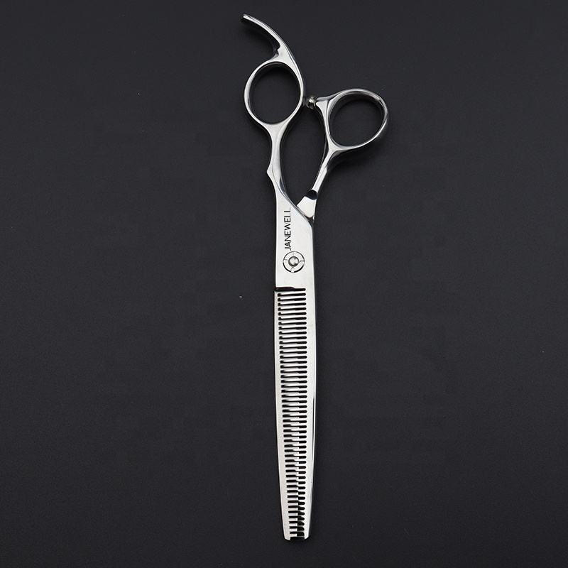 Professional 440C deep blue curved grooming scissors for dog pet grooming, 6.5 inch. pet grooming shears for professional groomers. - thumbnail 7