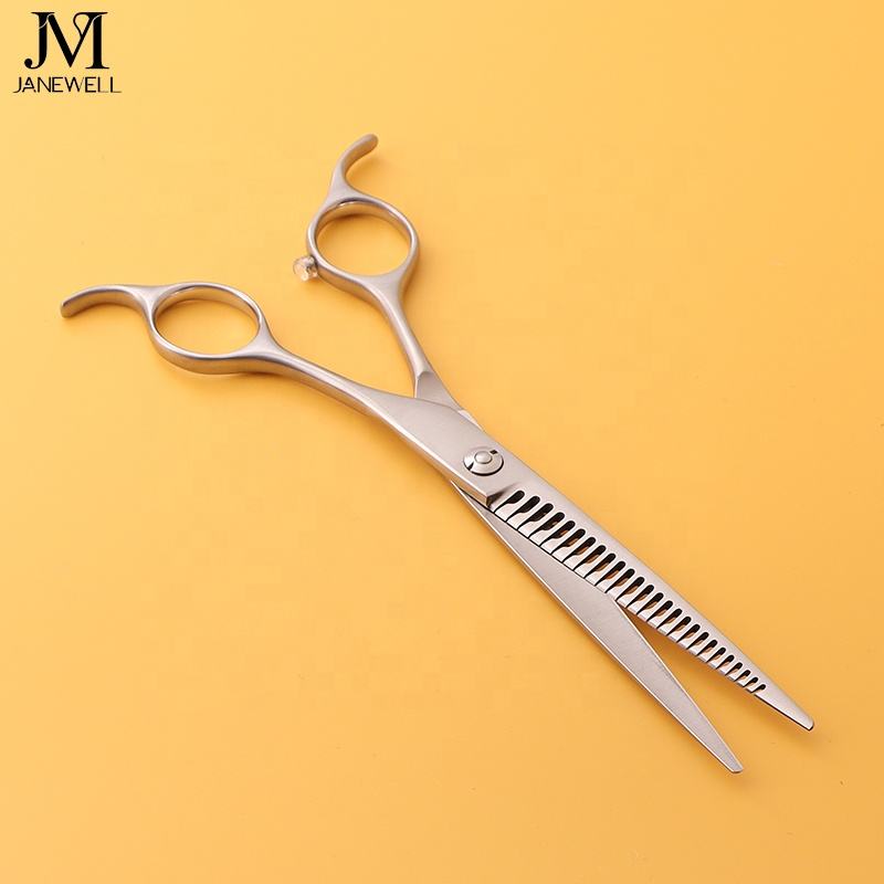 Professional 440C deep blue curved grooming scissors for dog pet grooming, 6.5 inch. pet grooming shears for professional groomers. - thumbnail 72